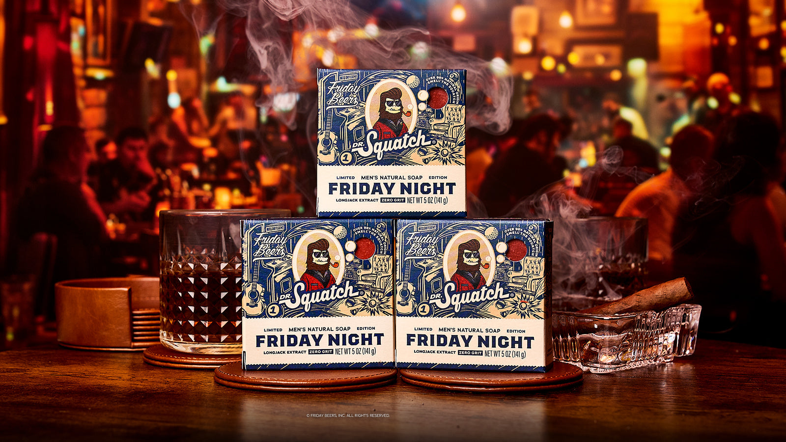 Dr. Squatch Soap Friday Night 3-Pack - Image 4