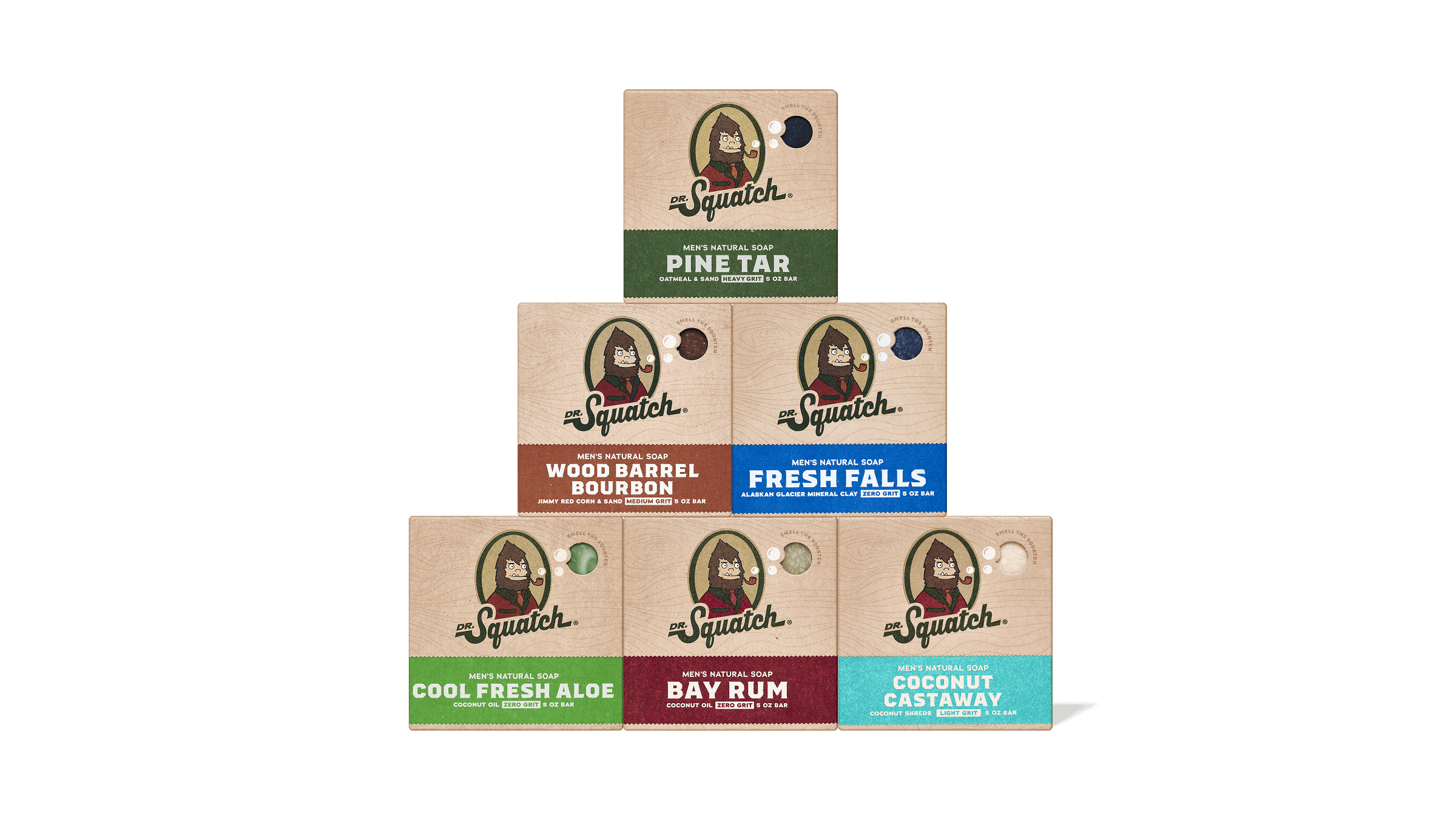 Dr. Squatch Soap Bar Soap 6-Pack