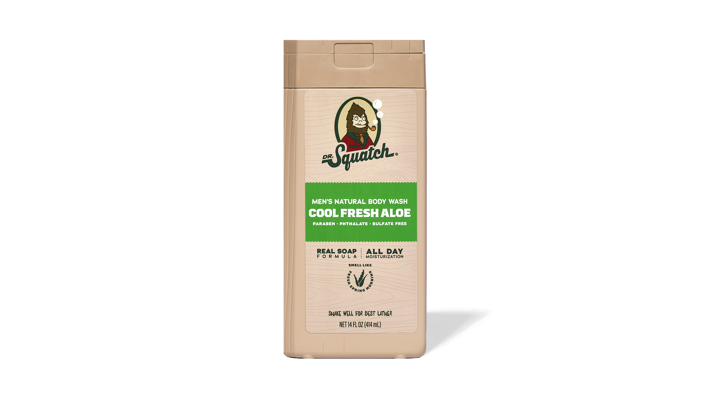 Dr. Squatch Soap 14 oz Cool Fresh Aloe Body Wash
