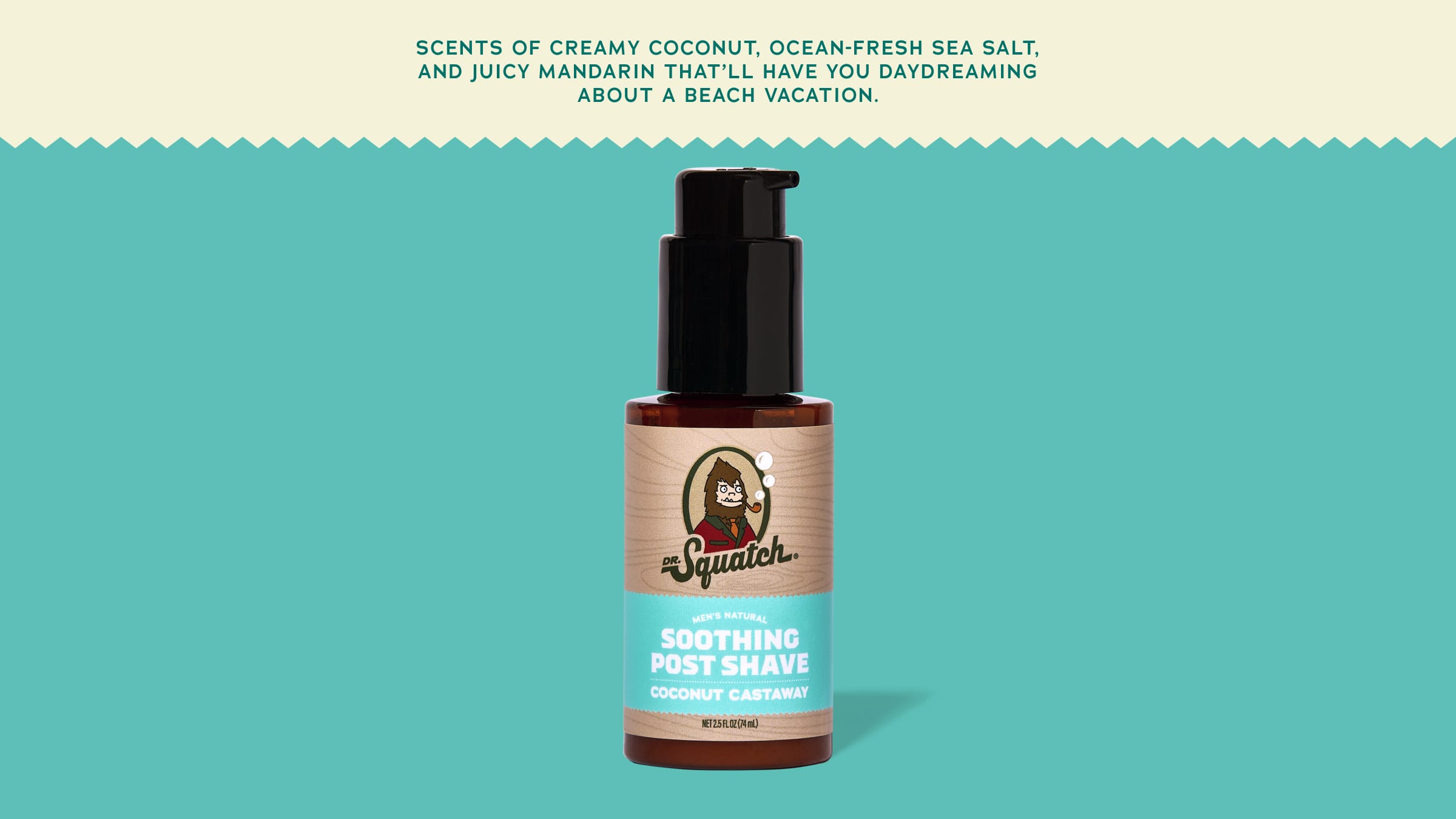 Dr. Squatch Soap Soothing Post Shave Coconut Castaway - Image 3
