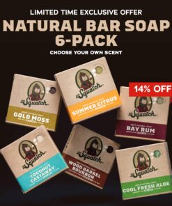Dr. Squatch Soap Exclusive: Bar Soap 6-Pack