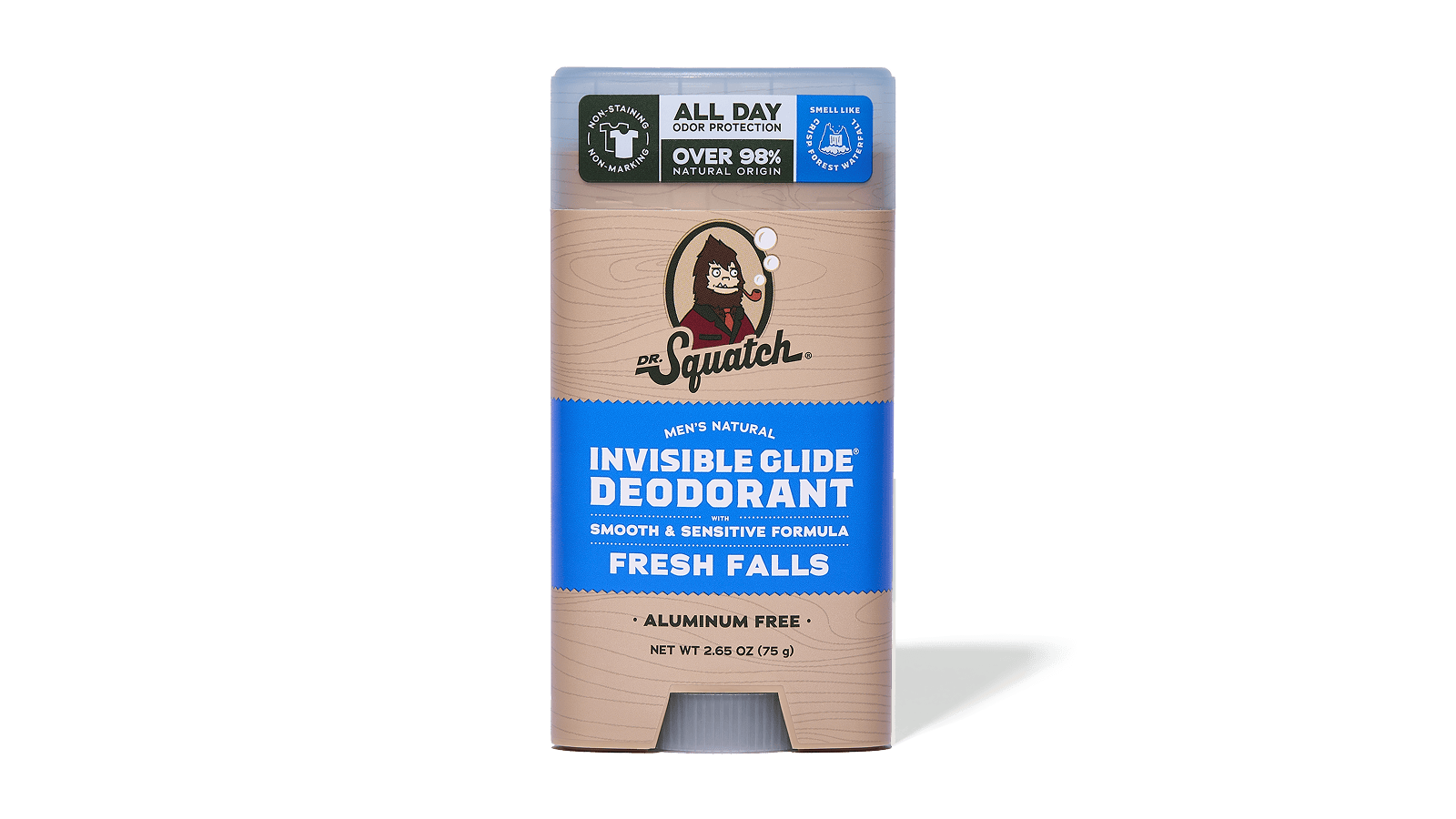 Dr. Squatch Soap Fresh Falls Invisible Glide Deodorant