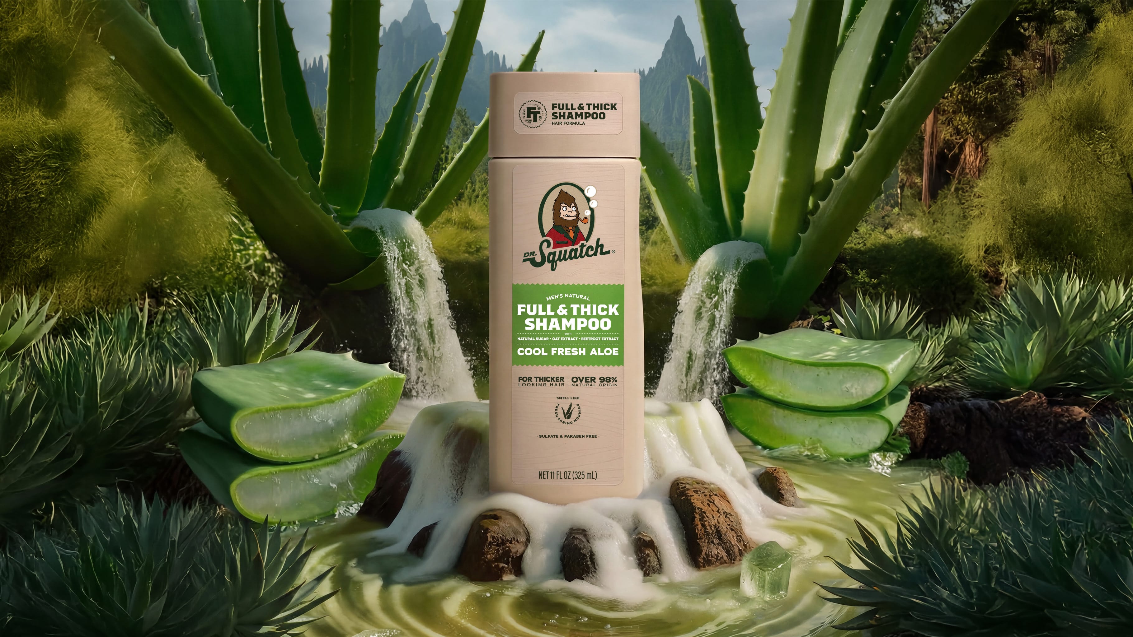 Dr. Squatch Soap Cool Fresh Aloe Full & Thick Shampoo - Image 6