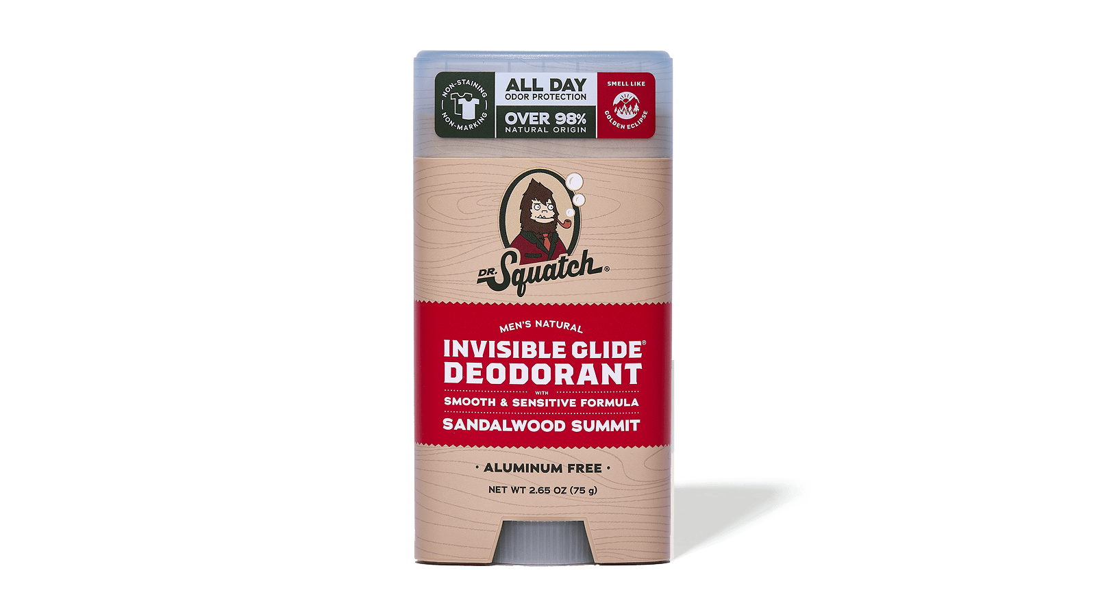 Dr. Squatch Soap Sandalwood Summit Invisible Glide Deodorant