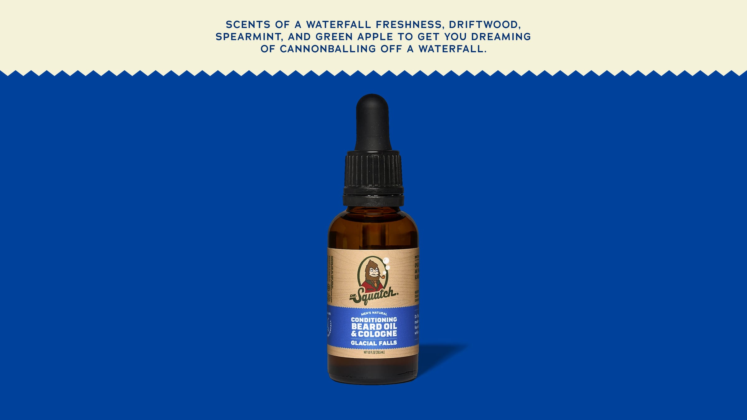 Dr. Squatch Soap Conditioning Beard Oil & Cologne Glacial Falls - Image 5
