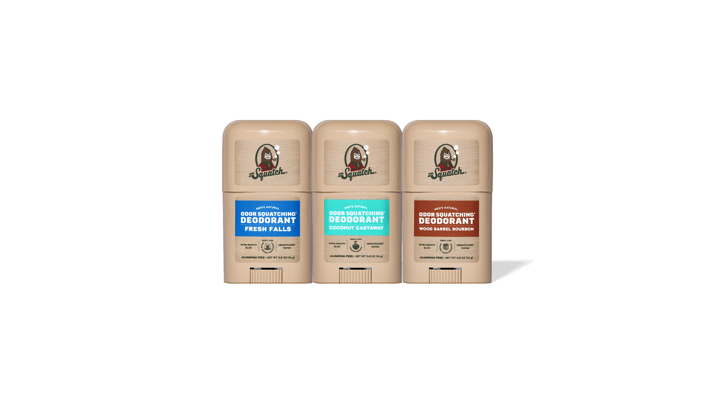 Dr. Squatch Soap Mini Deo 3-Pack
