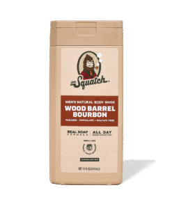 Dr. Squatch Soap 14 oz Wood Barrel Bourbon Exfoliating Body Wash
