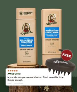 Dr. Squatch Soap Hair Care Kit + FREE Scalp Scrubber
