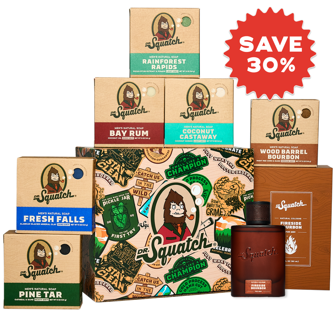 Dr. Squatch Soap Smells Like a Man Set