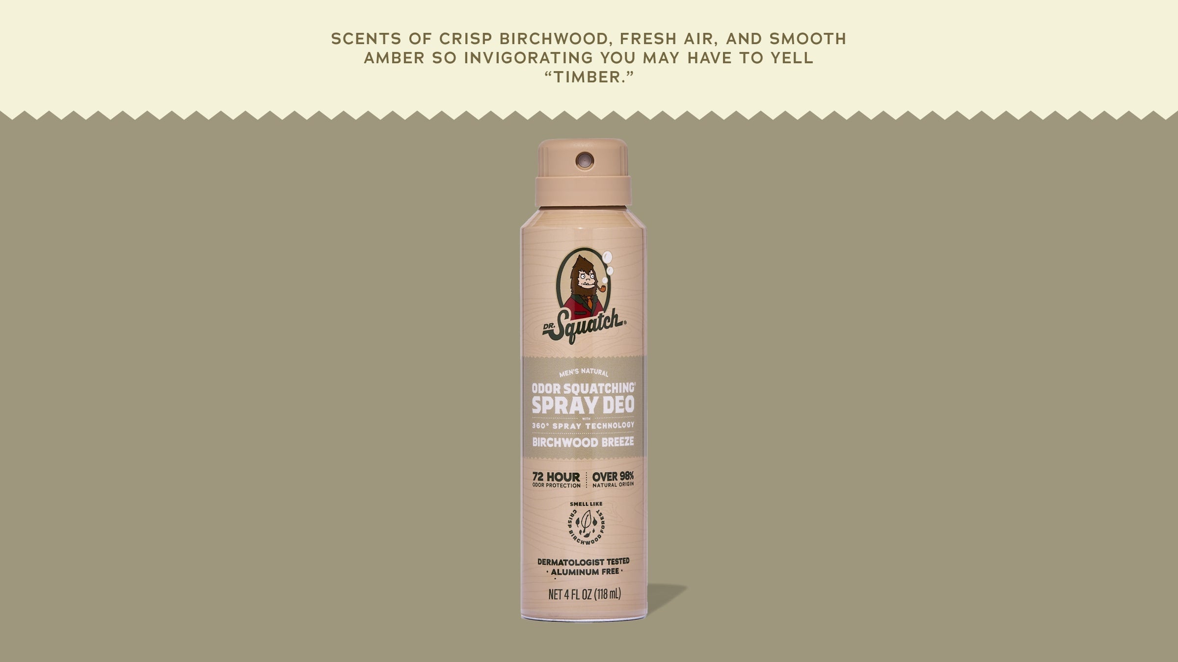Dr. Squatch Soap Birchwood Breeze Spray Deodorant - Image 5