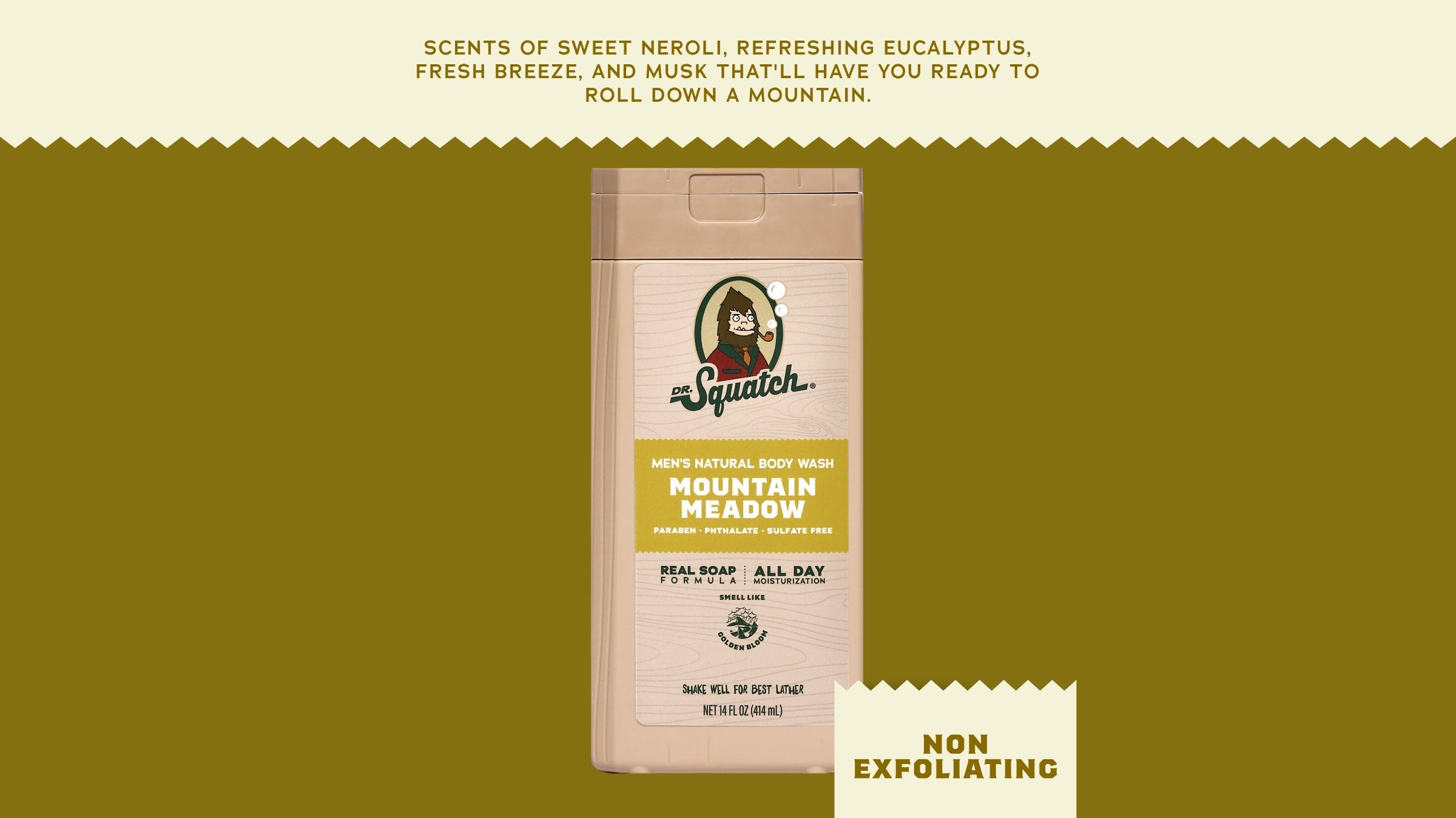 Dr. Squatch Soap 14 oz Mountain Meadow Body Wash - Image 5