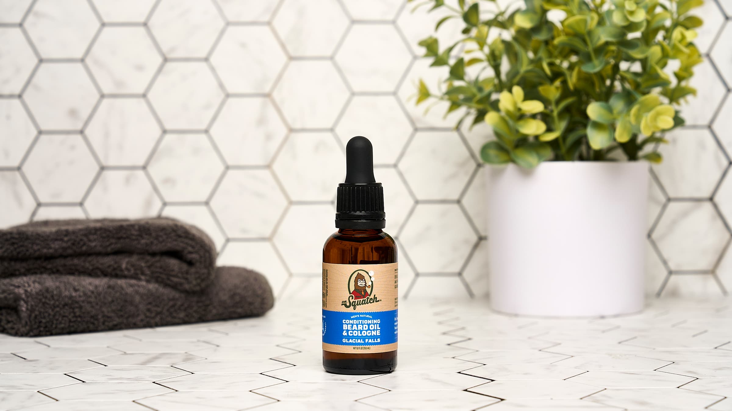 Dr. Squatch Soap Conditioning Beard Oil & Cologne Glacial Falls - Image 6