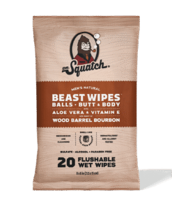Dr. Squatch Soap Wood Barrel Bourbon Wipes