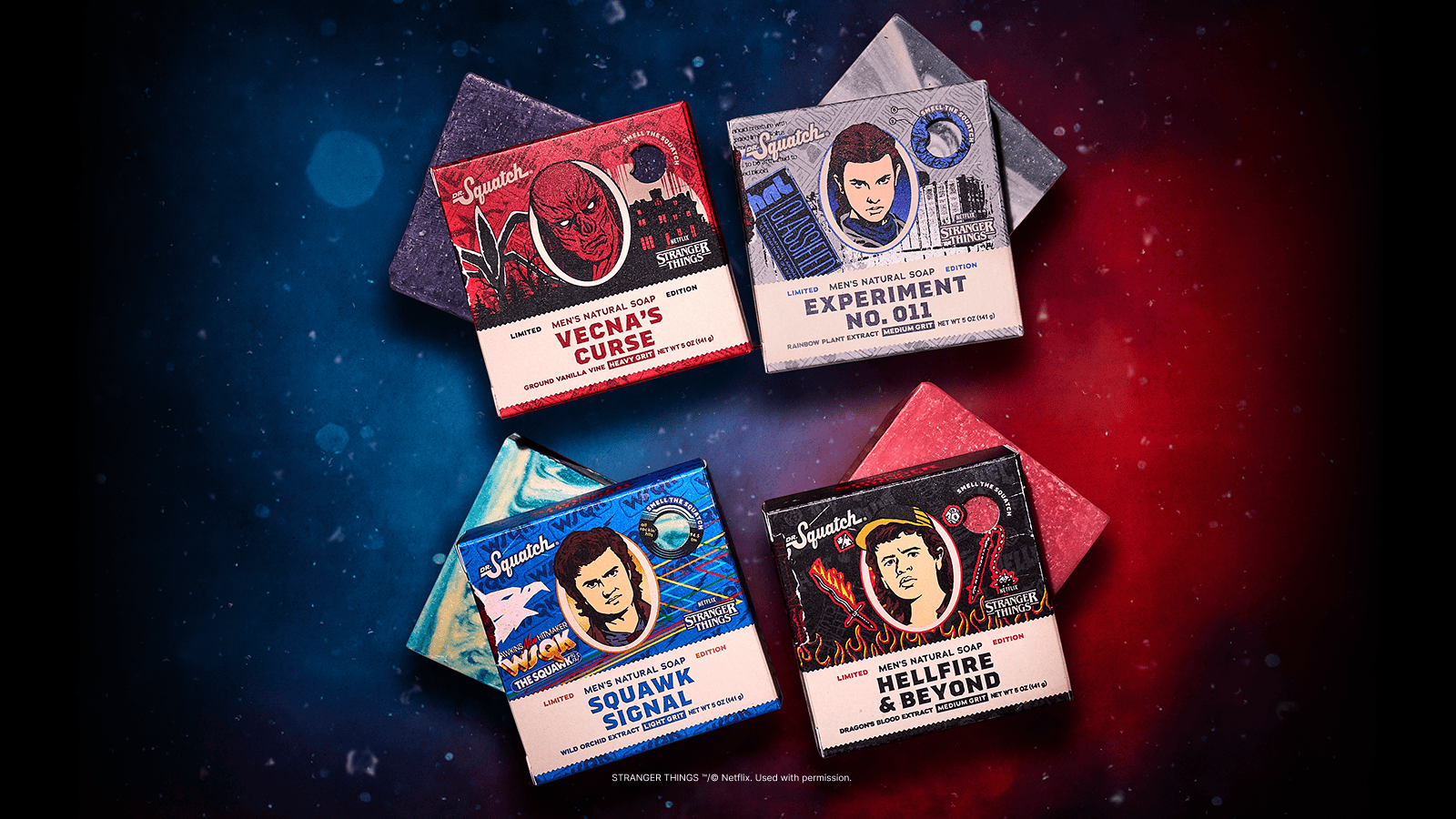 Dr. Squatch Soap Stranger Things 4-Pack - Image 7