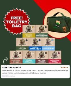 Dr. Squatch Soap FREE Toiletry Bag + 9-Pack Bar Soap