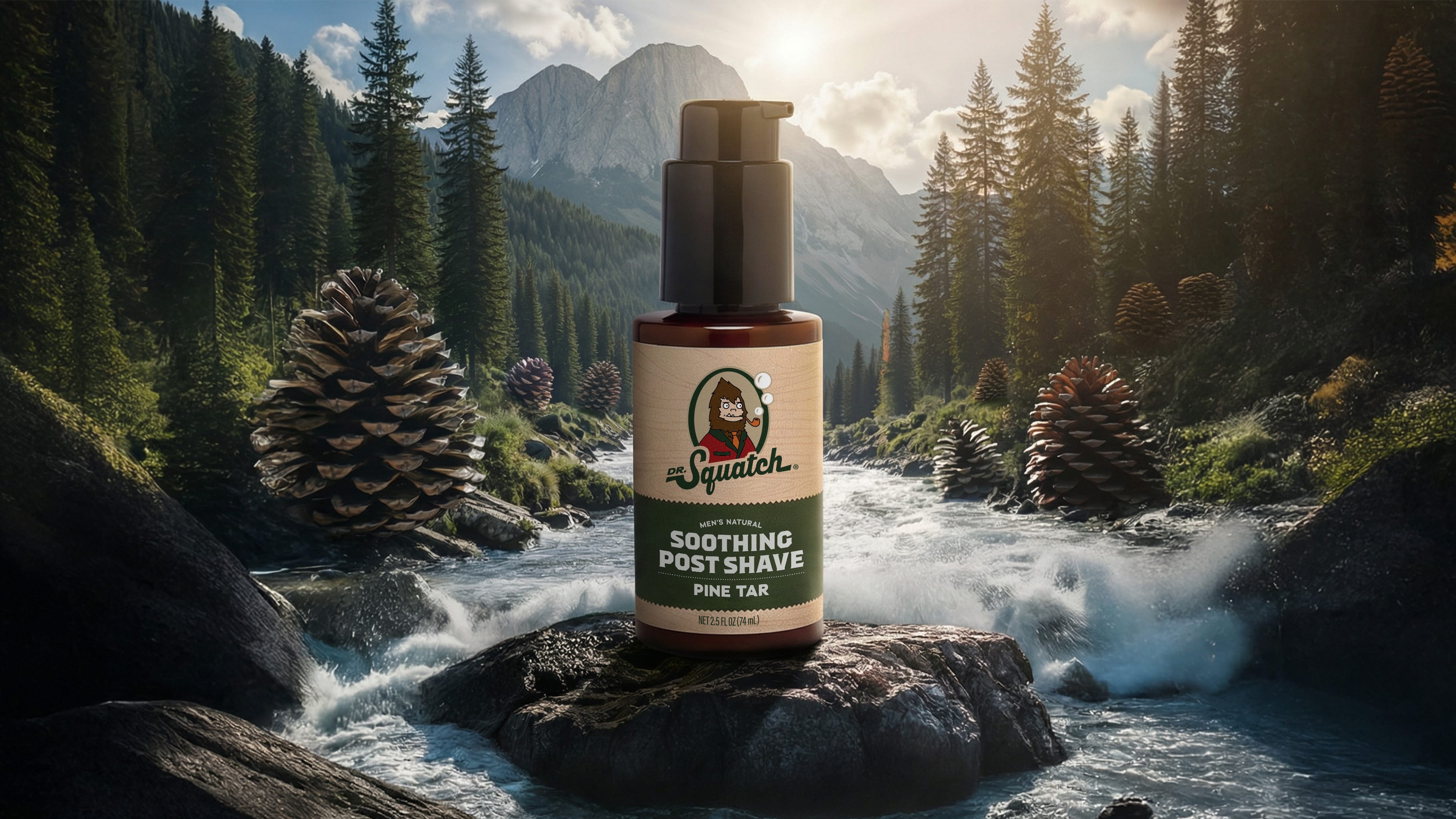 Dr. Squatch Soap Soothing Post Shave Pine Tar - Image 6