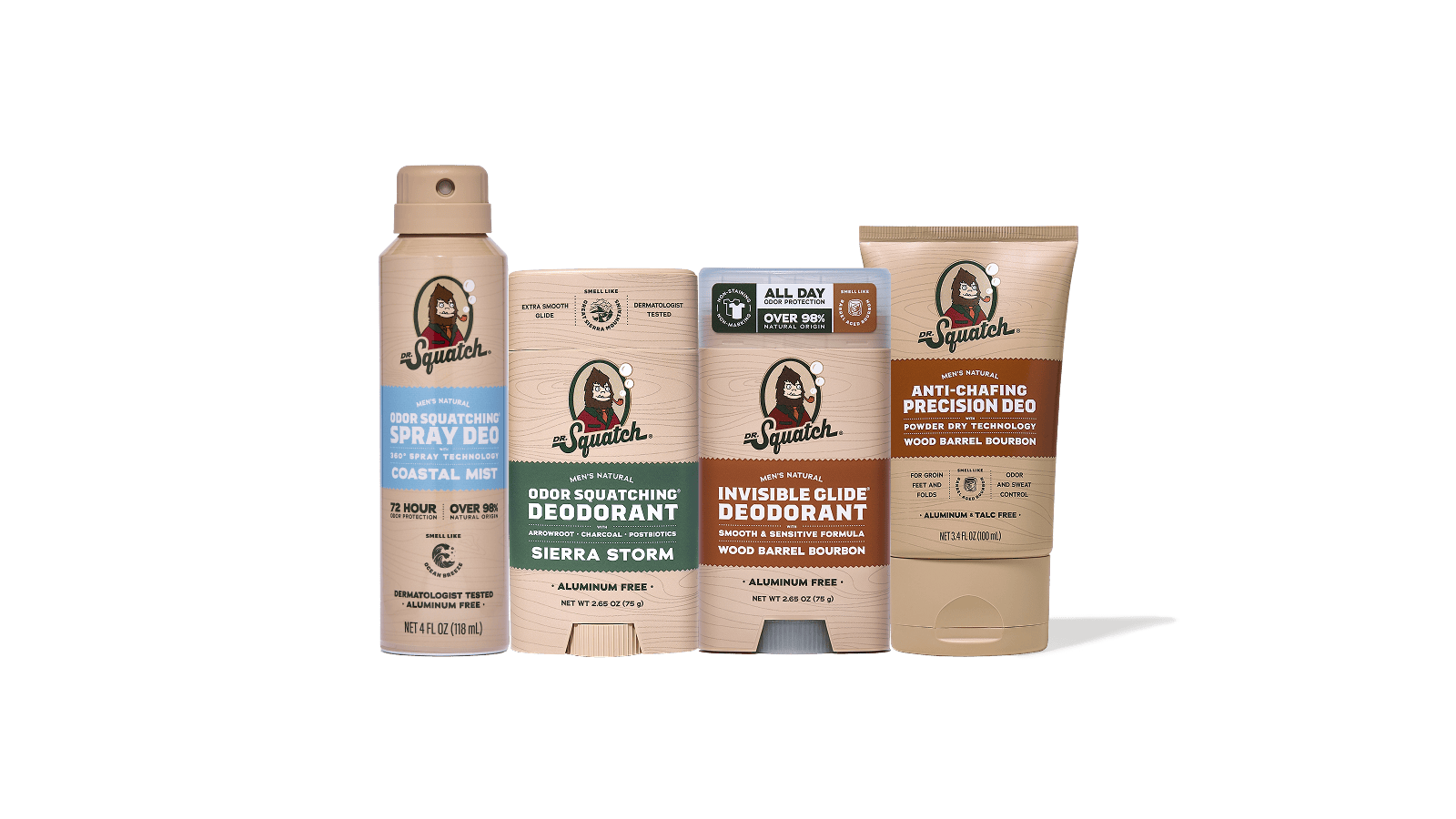 Dr. Squatch Soap Deodorant Discovery Set